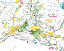 Extrait Carte géologique du Quaternaire à l'échelle du million